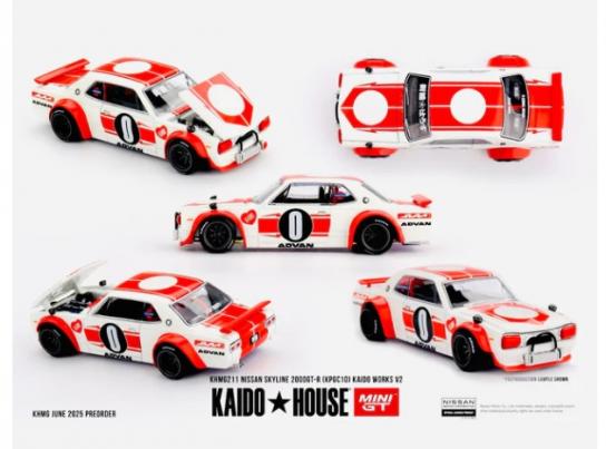 Mini GT 1/64 Nissan Skyline 2000GT-R (KPGC10) Kaido Works V2 image