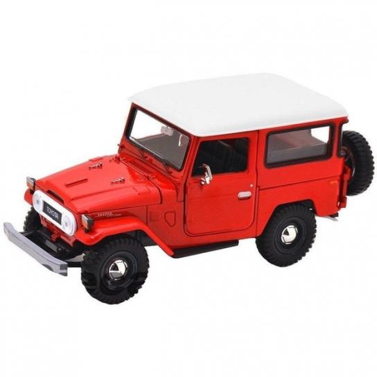 Motormax 1/24 1974 Toyota FJ40 Land Cruiser - Red image