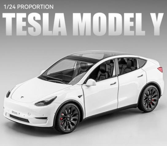 DModels 1/24 Tesla Model Y Pearl White image