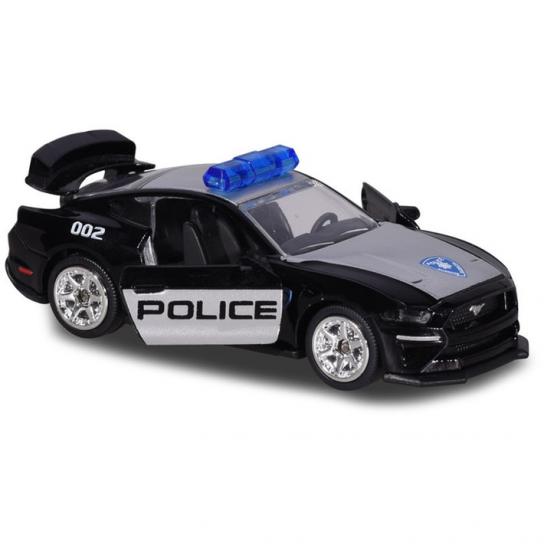 Majorette 1/64 Ford Mustang GT Police Car Deluxe Series image