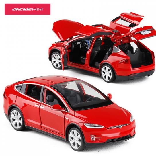 DModels 1/32 Tesla MODEL X Red image