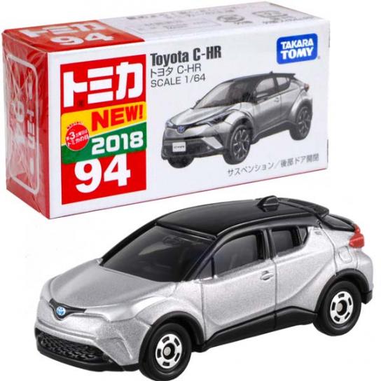 Tomica 1/64 Toyota C-HR SUV Silver #94 image