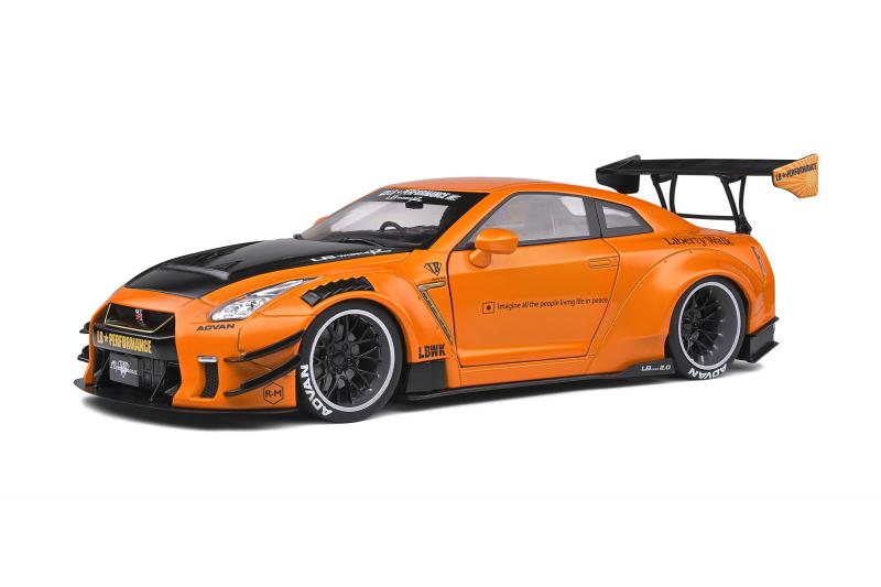 Solido 1/18 Nissan GT-R R35 2020 Type 2 'Liberty Walk' Orange ...