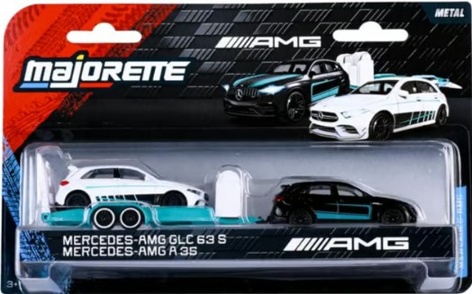 Majorette 1/64 Mercedes-AMG GLC 63 S & A 35 Trailer Set image