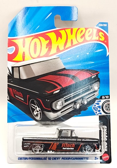 Hot Wheels '62 Chevy Pickup Custom Camionnette / Personnalise image
