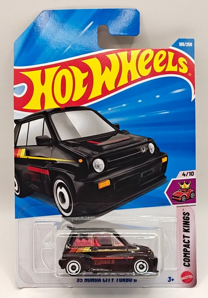 Hot Wheels '85 Honda City Turbo II Black image
