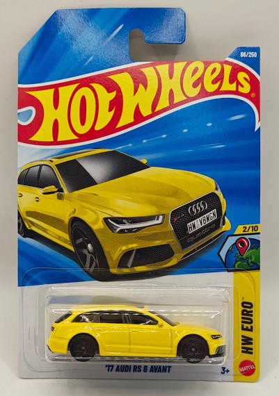 Hot Wheels '17 Audi RS6 Avant Yellow image