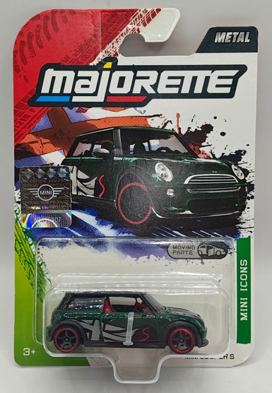 Majorette 1/64 Mini Cooper S Green image