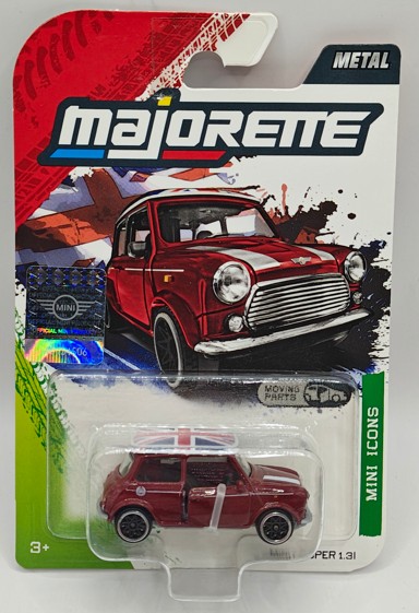 Majorette 1/64 Mini Cooper 1.3L Maroon image