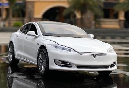 Hommat 1/32 Tesla Model S White image