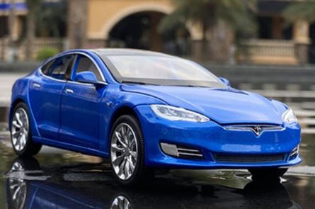 DModels 1/32 Tesla Model S Blue image