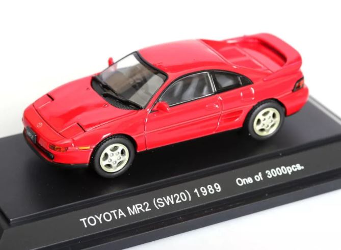 Ebbro 1/43 Toyota MR2 (SW20) Red - Limited Edition - DiecastModels