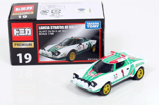Takara Tomy TD Tomica-Premium No.19 1/58 Lancia Stratos Rally Type Car #VX866299 