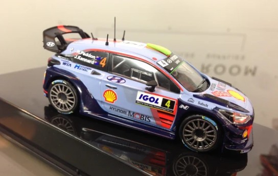IXO Models 1/43 Hyundai i20 WRC Tour de Corsa 2017 #4 Hayden Paddon image