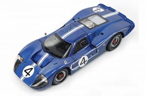 Shelby Collectables 1/18 1967 Ford GT 40 MK IV #4 Blue/White image