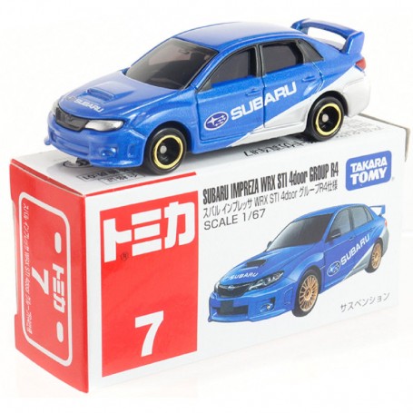 Tomica 1/67 Subaru Impreza WRX Sti 4 Door Group R4 #7 image